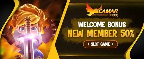 WELCOME BONUS NEW MEMBER 50_ promotion banner